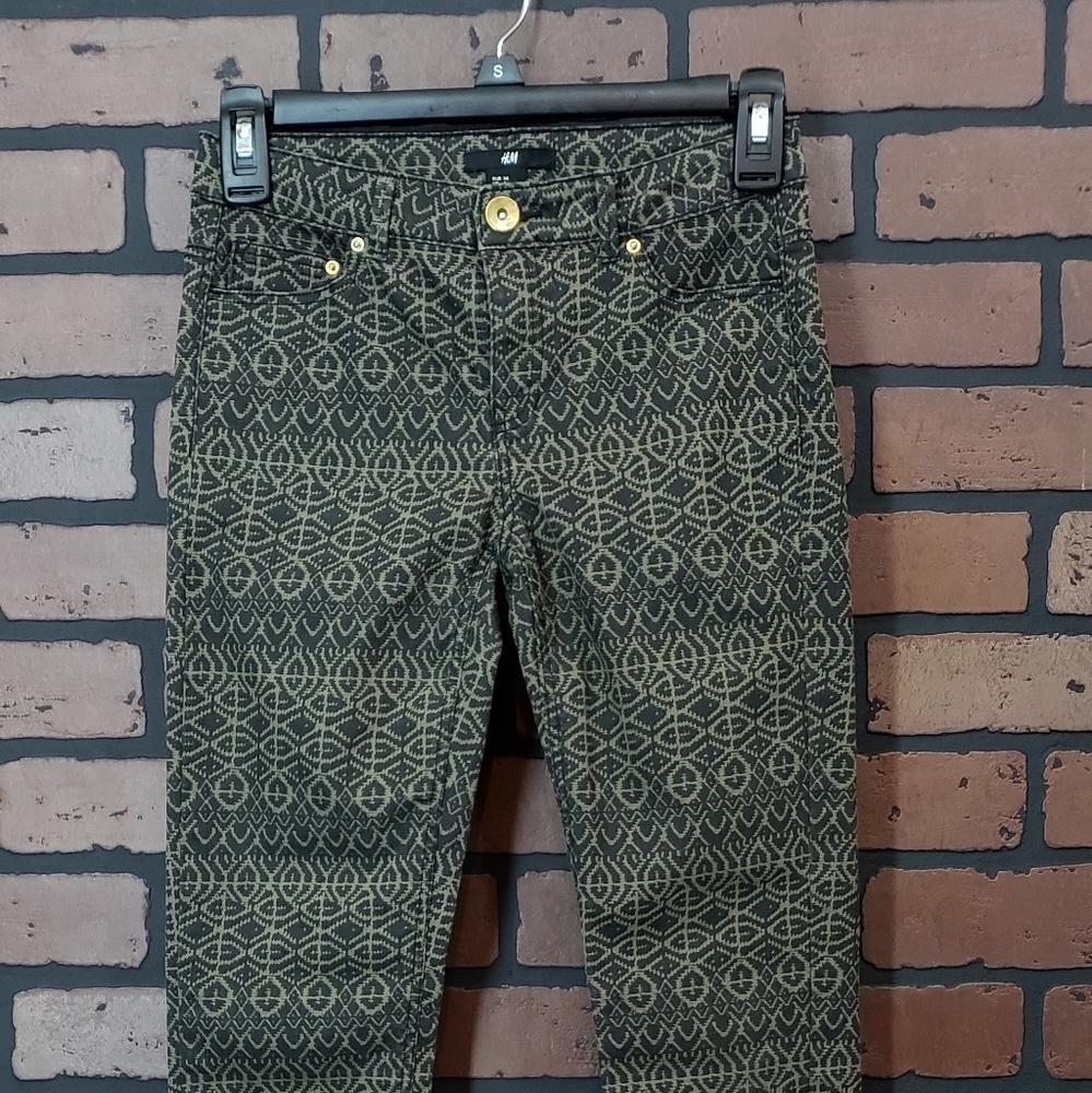H&M Aztec printed jean